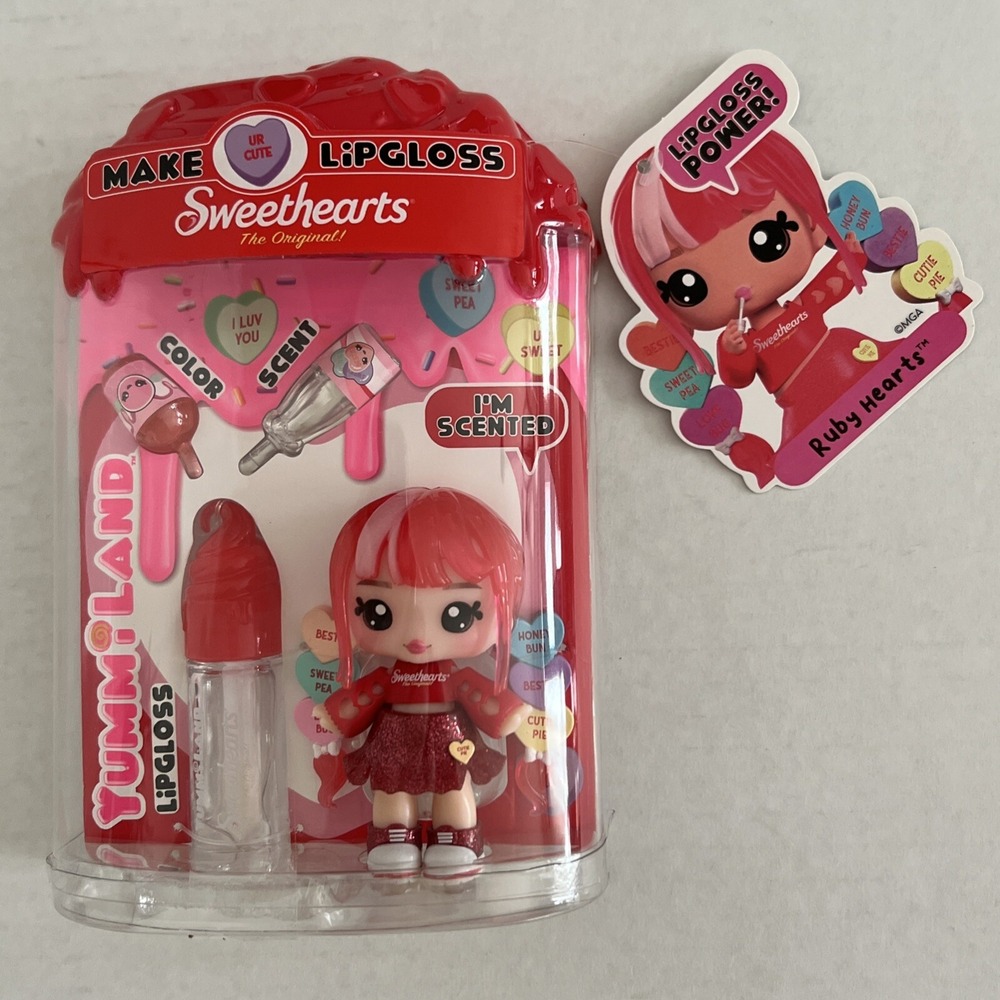Yummiland Make Lipgloss Sweethearts The Original Ruby Hearts Doll [Scented!]‎
